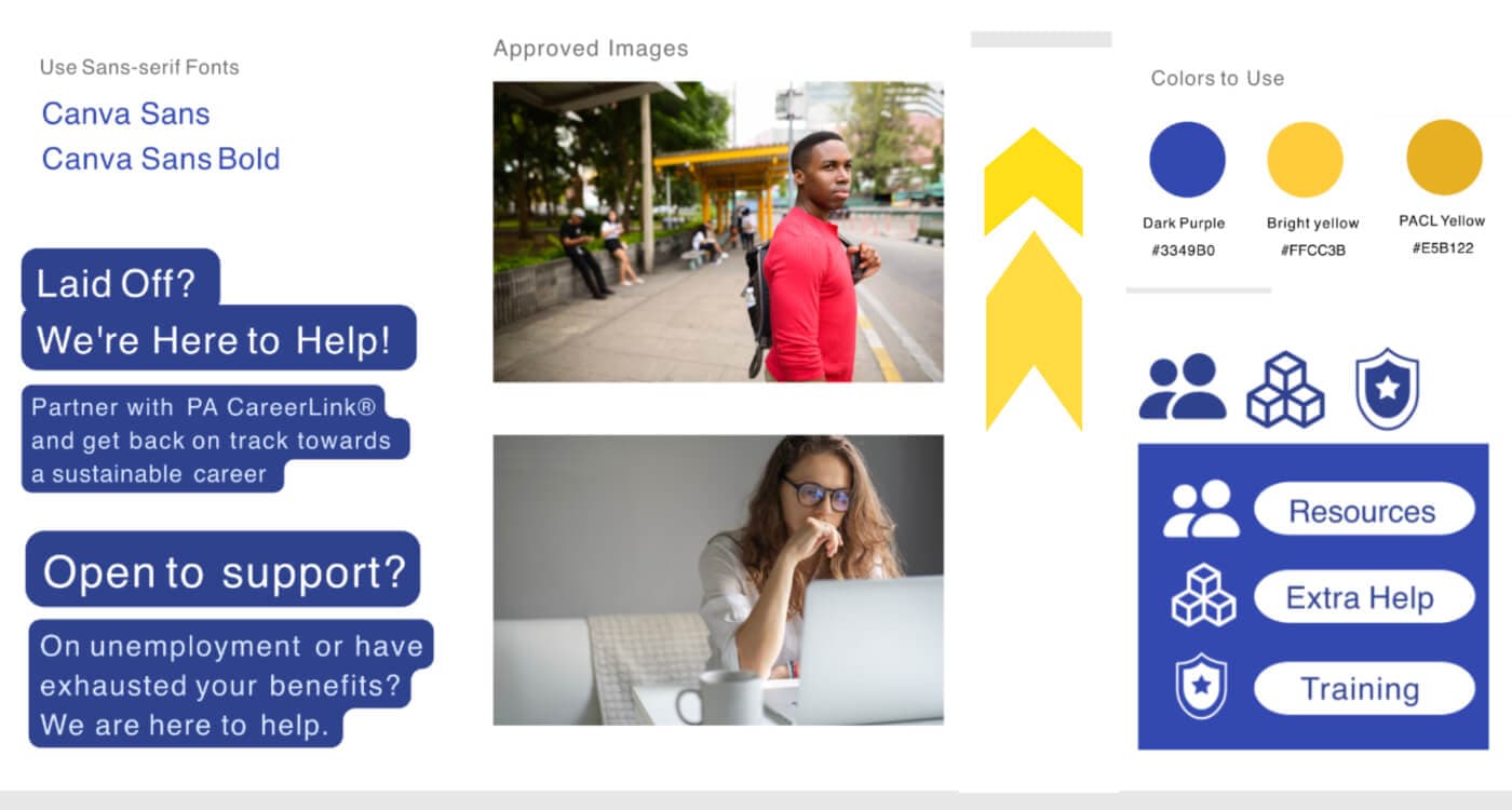 Workforce program landing page desktop screenshot