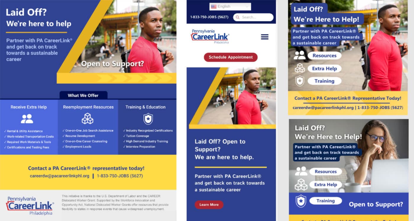 Workforce program landing page mobile and social preview